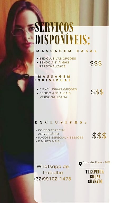 Bruna Granato, terapeuta tântrica, podolatria... Massagem sensual