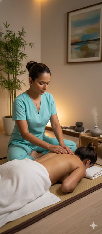 Aqui você escolhe a massagem !e o resto acontece com naturalidade