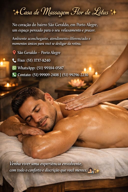 Flor de Lótus Massagem tântrica
