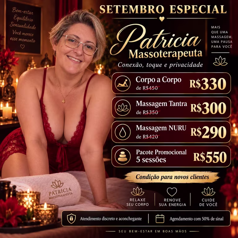 Patricia | Prazer e Conexão para Homens 45+