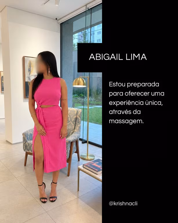 Abgail | Terapeuta Sensual do Espaço Krishna Massagista em