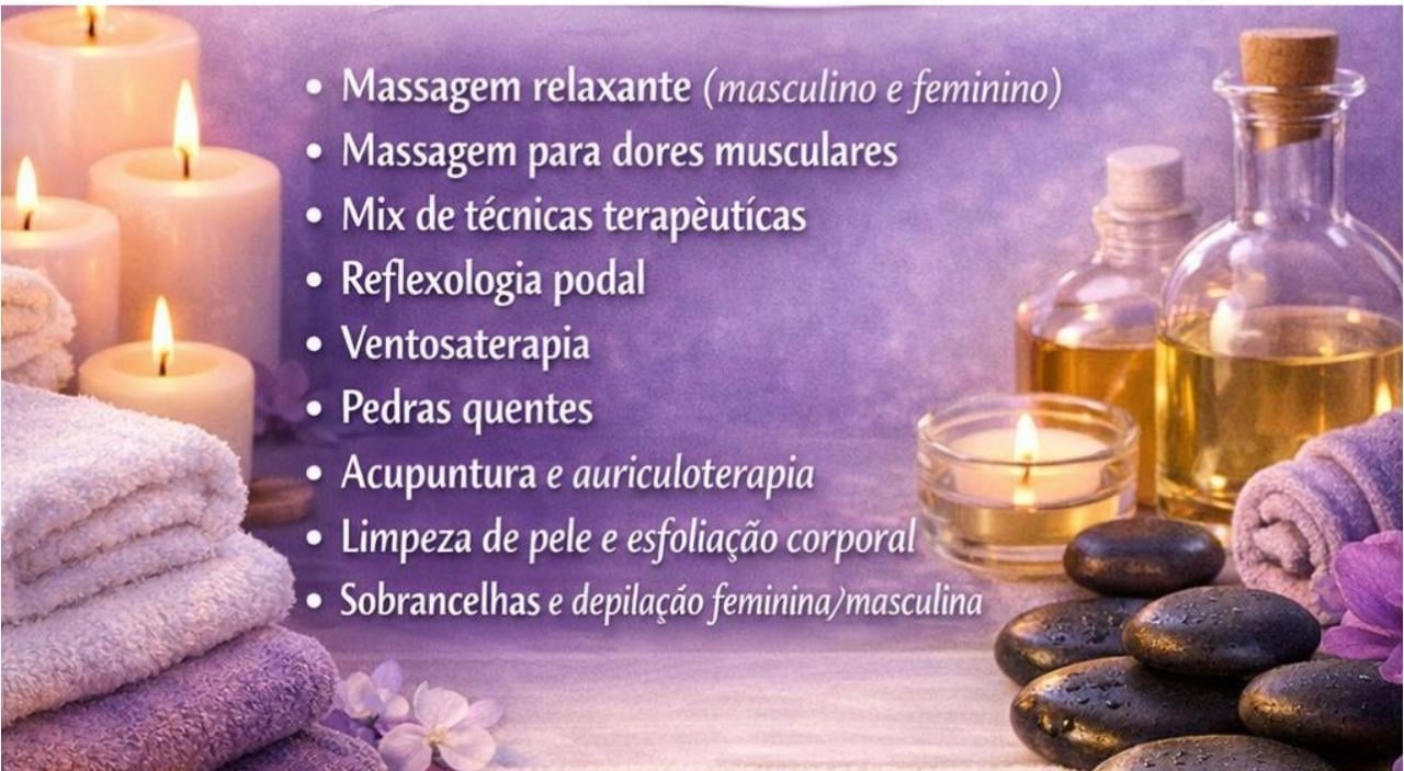 Massoterapeuta especialista em ventosa e acupuntura