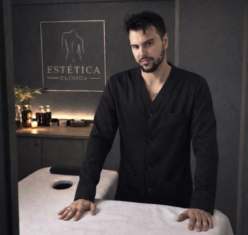 Massagem depilação e esfoliação.