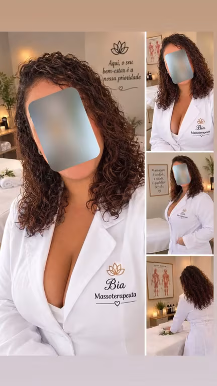 Bia Curi A tensão vai embora, o corpo descansa e a mente fica em paz! Massagista em