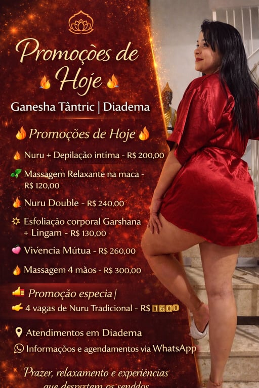 Ganesha tantric Massagem Tântrica, Nuru Depilação 