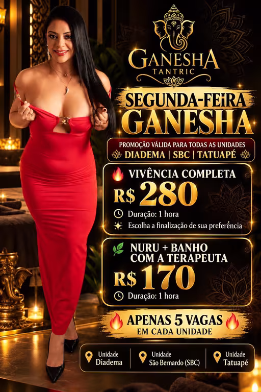 Ganesha tantric  Quatro mãos duas terapeutas 250,0 1hora