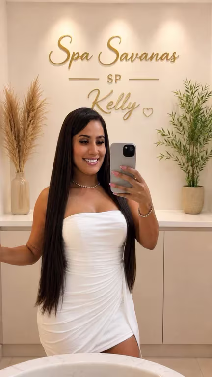 Milena massoterapeuta em um espaço aconchegante Massagem tântrica em