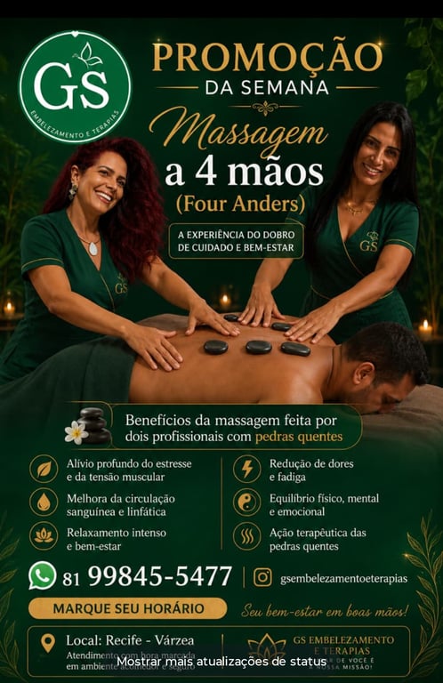 terapeuta Massoterapeuta, Depiladora Masculino. Massagem a 4 MÃOS por R$ 300.00 Massoterapeuta, Depiladora Masculino. Massagem a 4 MÃOS por R$ 300.00