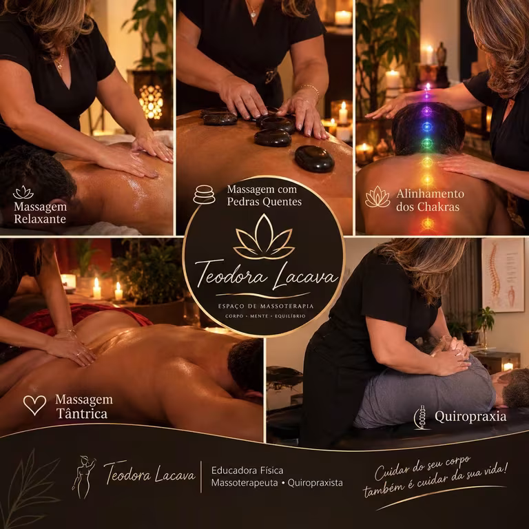 Espaco Teodora Lacava | Bem estar • Equilíbrio Corporal Massagem nuru
