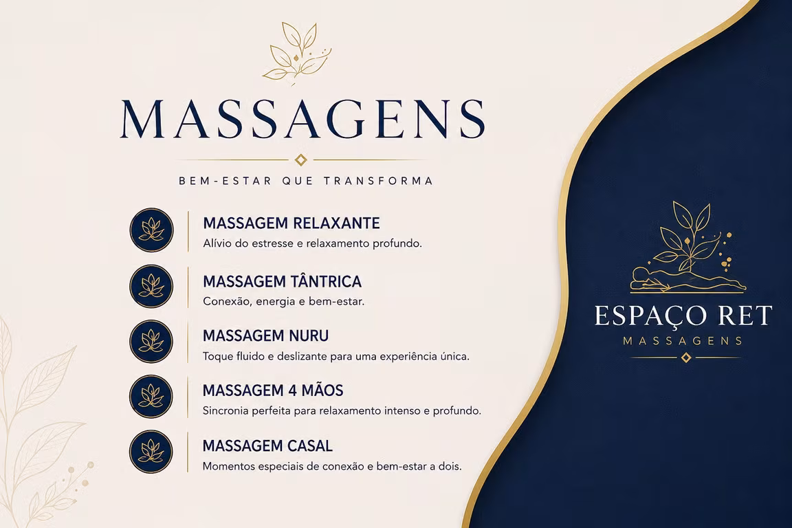 Espaço RET Massagens * Localizado no Catolé Massagem em