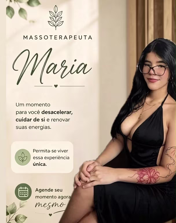 Maria atendimento confortável e discreto.