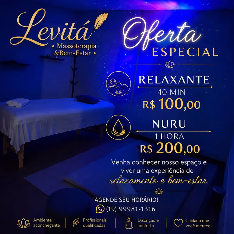 Levitá Massoterapia & Bem Estar Massagem