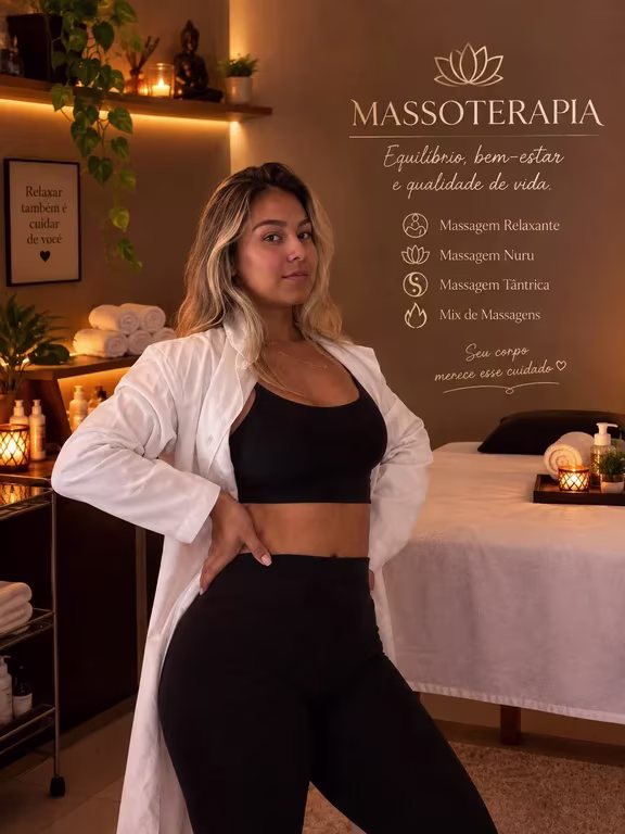 Massoterapeuta e Depiladora Massagem Relaxante Massagista em