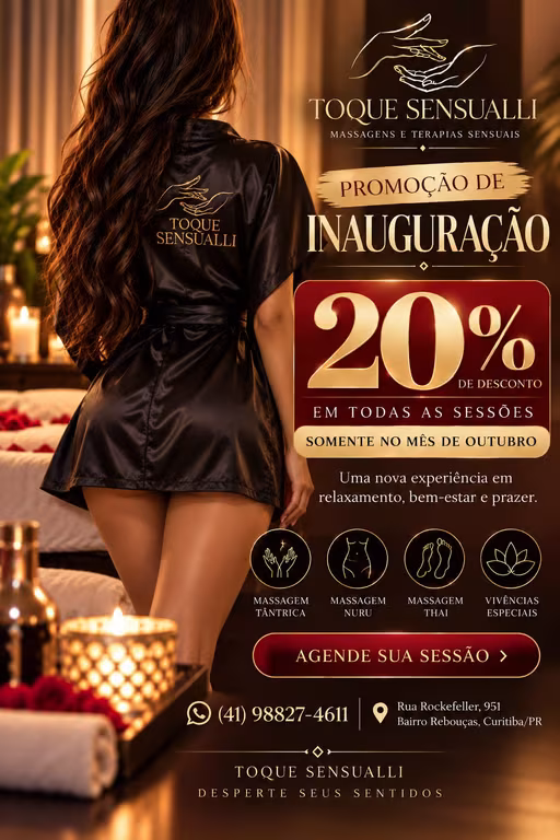 Toque Sensualli Espaco para Massagens Energeticas e Sensuais