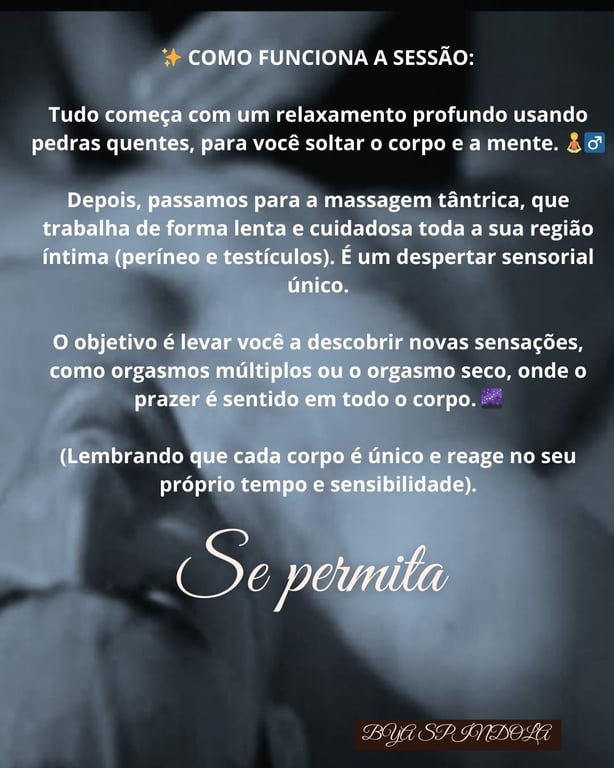 Bya Massagem em Macaé - Massagem Tântrica (Performance e Bem-estar) Massagem