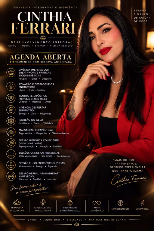 Cinthia Ferrari Terapias Massagem tântrica em