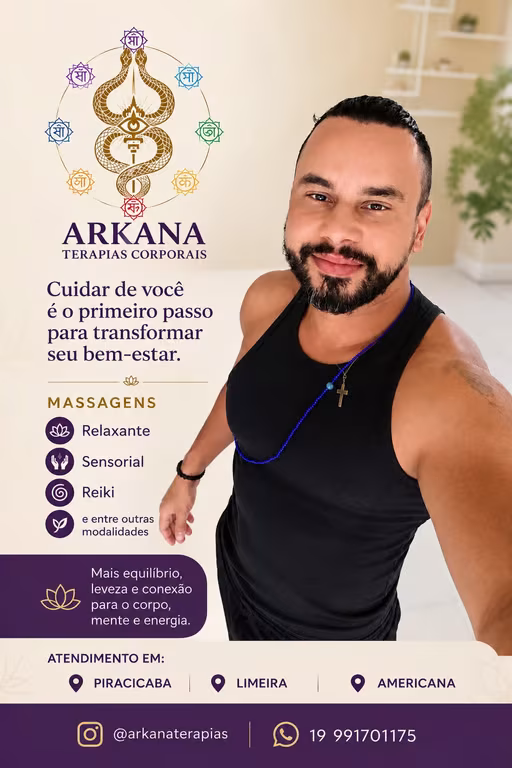 Arkana terapias corporais (Tântrica e Nuru)
