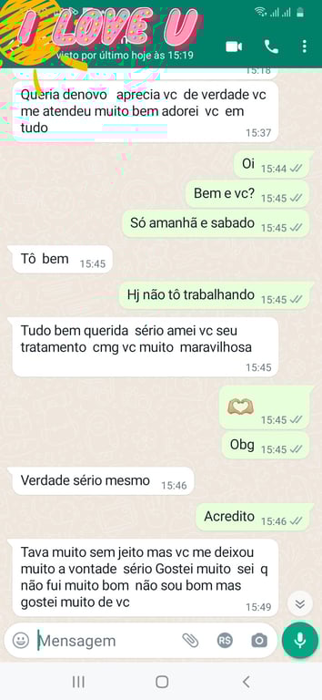 Massagem com TOTAL Intimidade e Interação Massagem