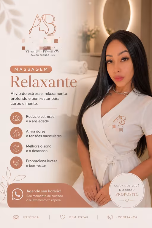 Danielle Massoterapeuta e Depiladora No centro Massagista em