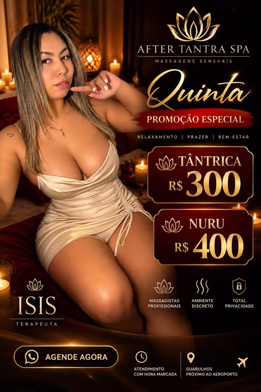 Isis | Massagem Tântrica 24h em Guarulhos