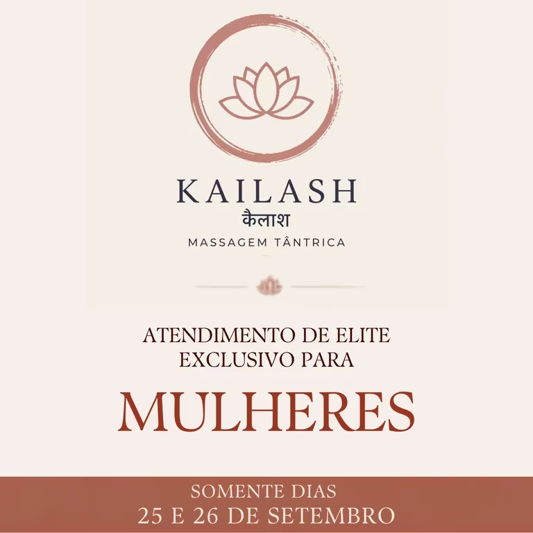 Kailash atendimento para Mulheres e 4Hands para Casais.