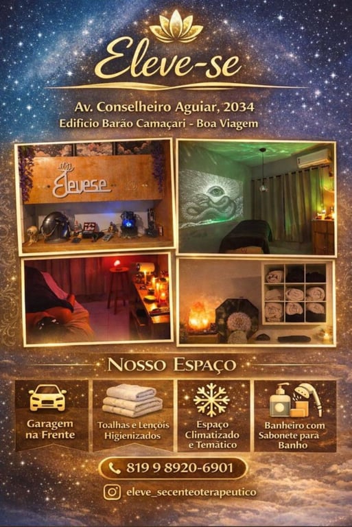 ESPAÇO ELEVE-SE TERAPIAS MELHOR AMBIENTAÇÃO DE MASSAGEM